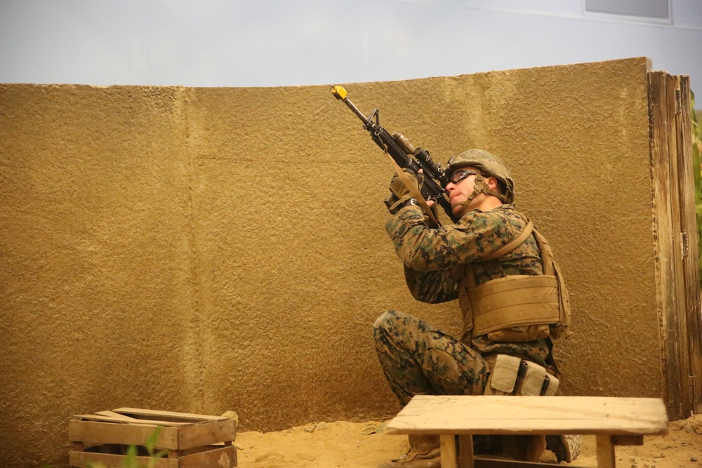 2nd CEB Marines further mission readiness with Infantry Immersion Trainer