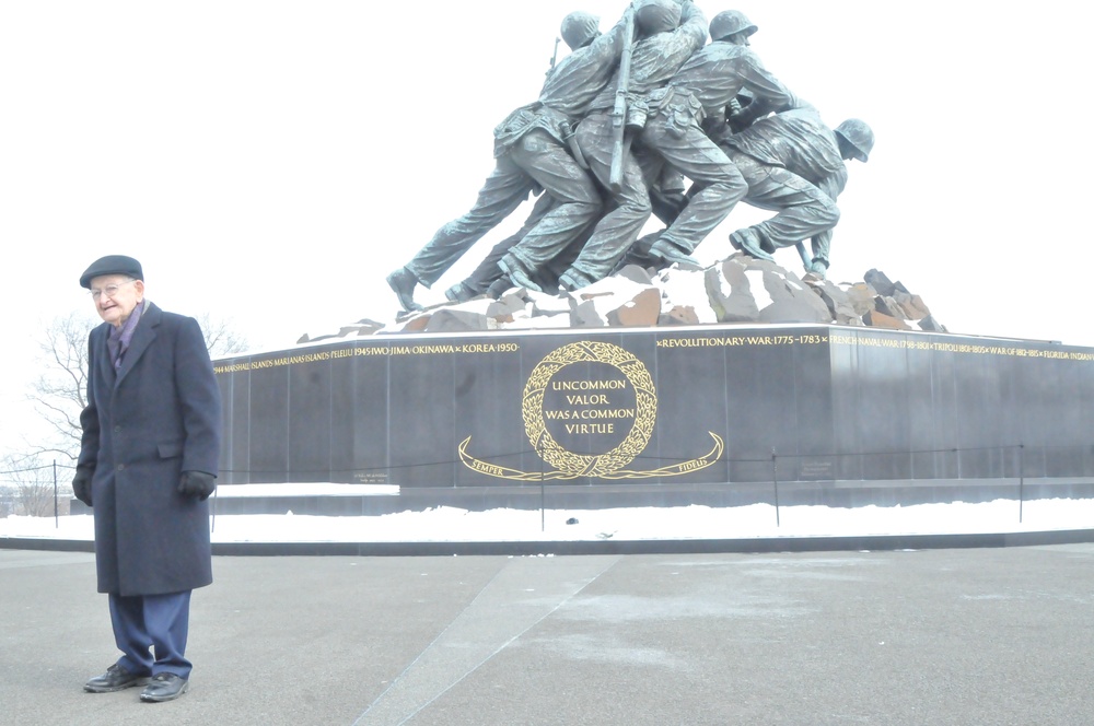 Iwo Jima 70th anniversary remembered at Marine memorial