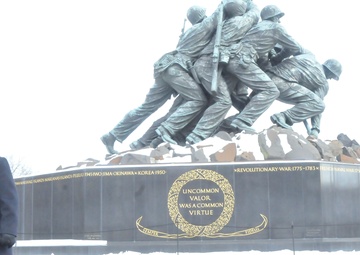 Iwo Jima 70th anniversary remembered at Marine memorial