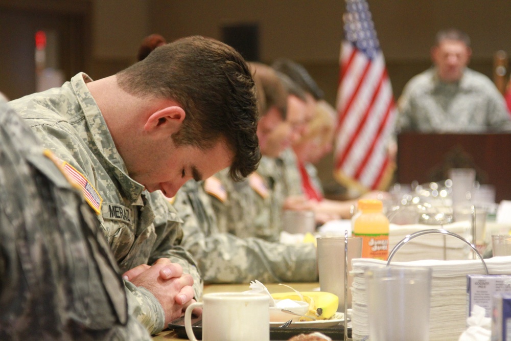79th Ordnance Battalion hosts prayer breakfast