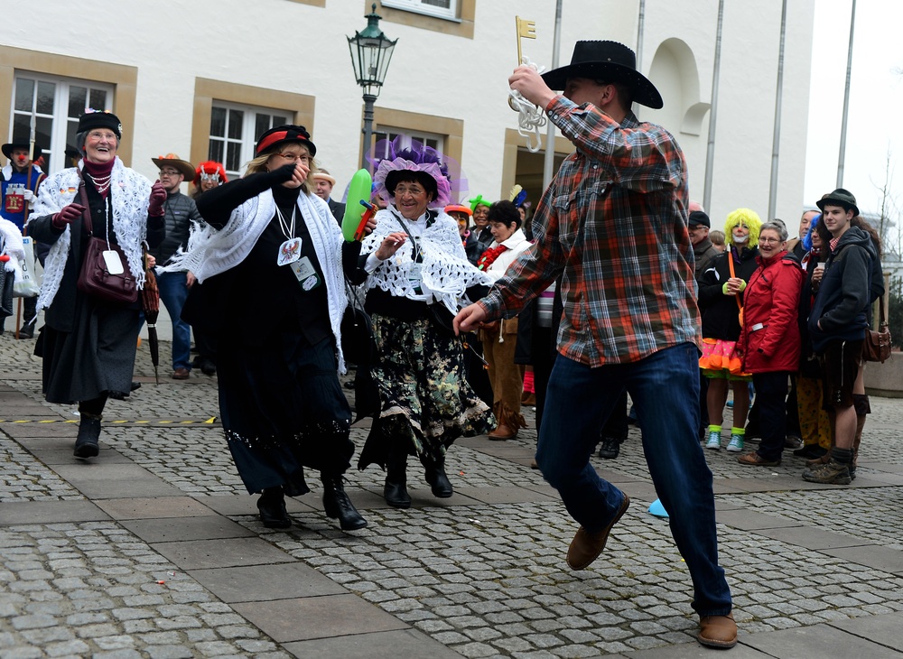 Leadership participates in local Fasching events
