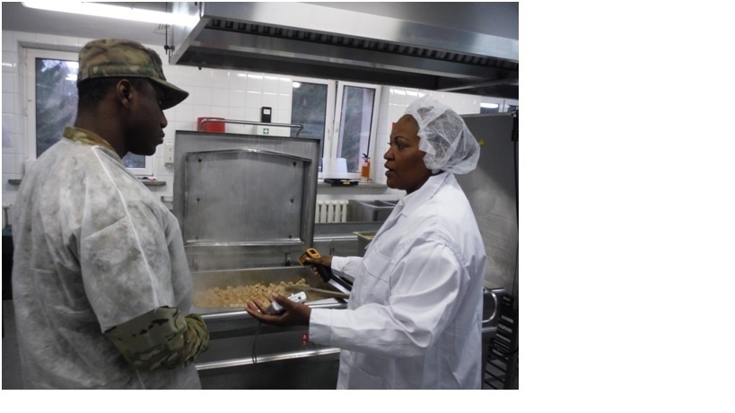 Monitoring food temperature
