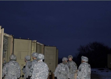 Quartermaster Soldiers conduct aerial delivery and fuel system supply point training