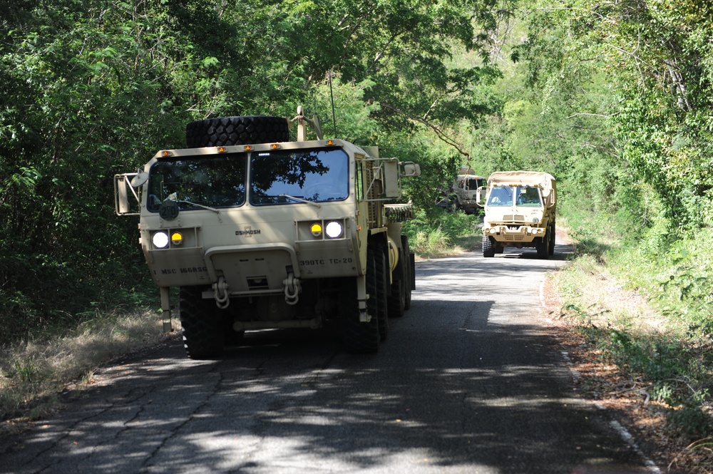 US Army Reserve-PR Troops become master drivers