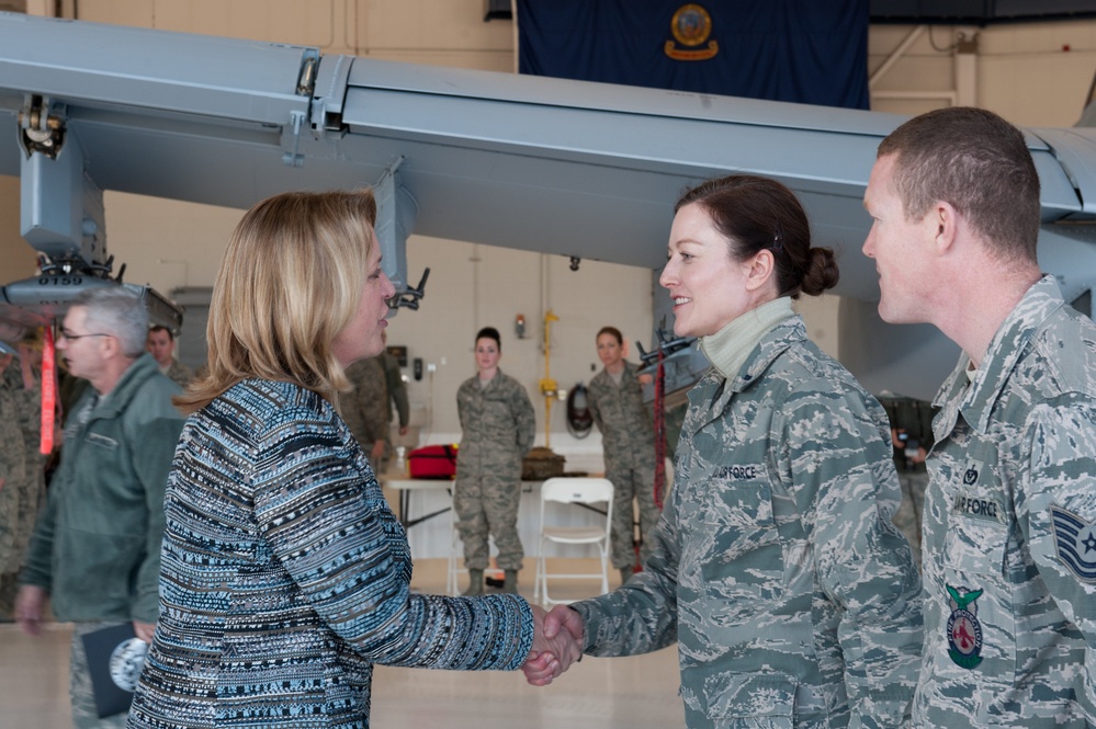 'Stay Focused' Secretary of the Air Force visits Idaho