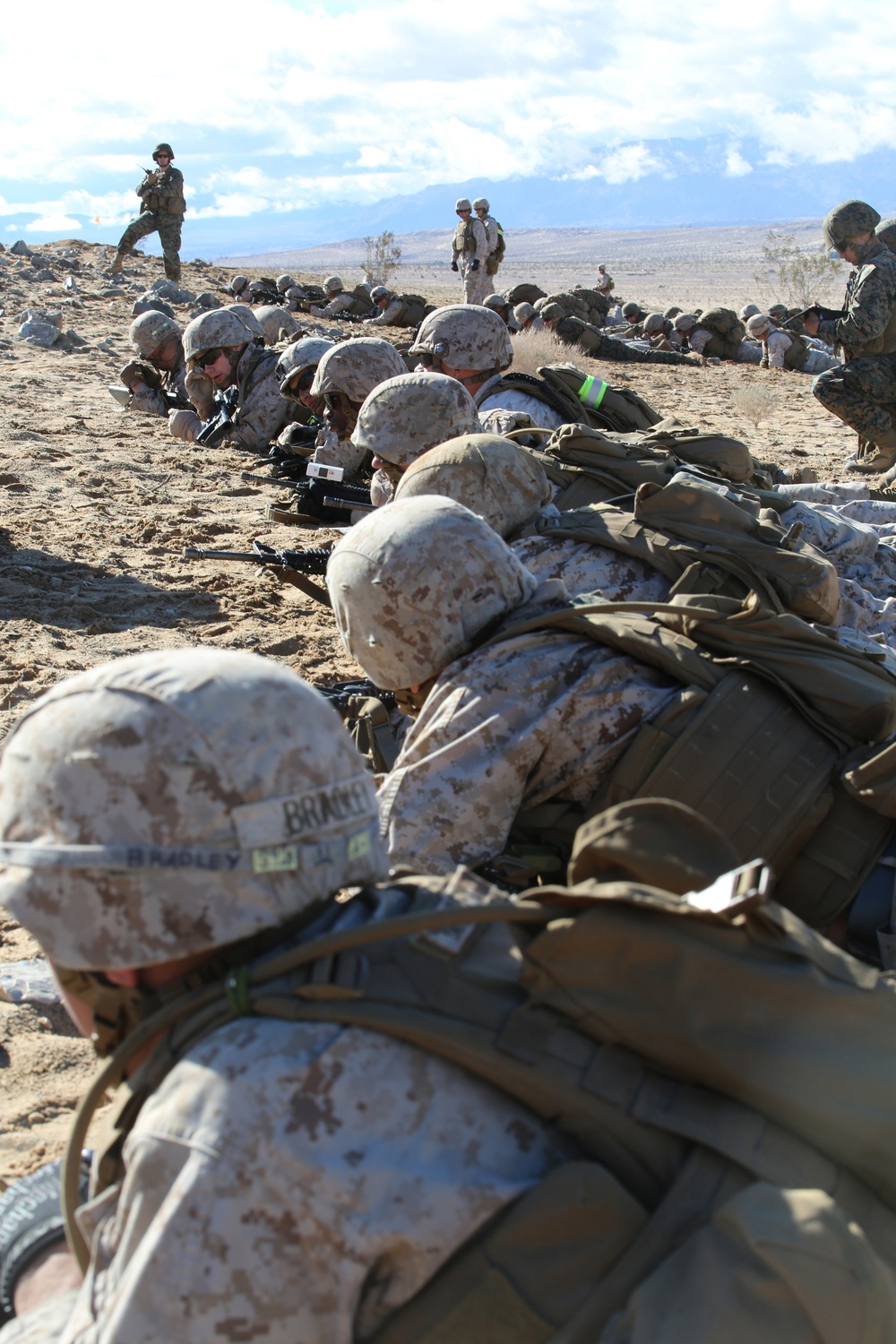 Integrated Task Force combat engineers conduct hasty breaching during pilot test at Twentynine Palms