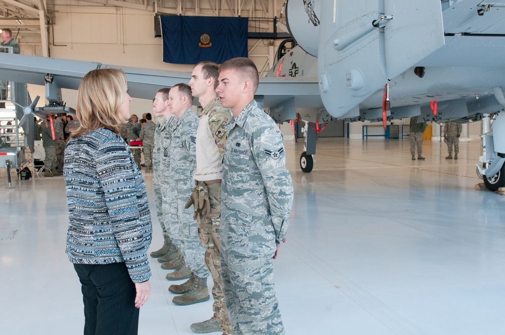'Stay Focused' Secretary of the Air Force Visits Idaho