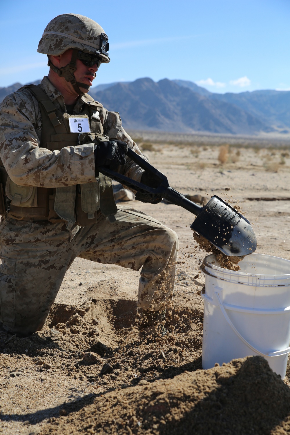 Integrated Task Force infantry Marines conduct defensive operations pilot test at Twentynine Palms