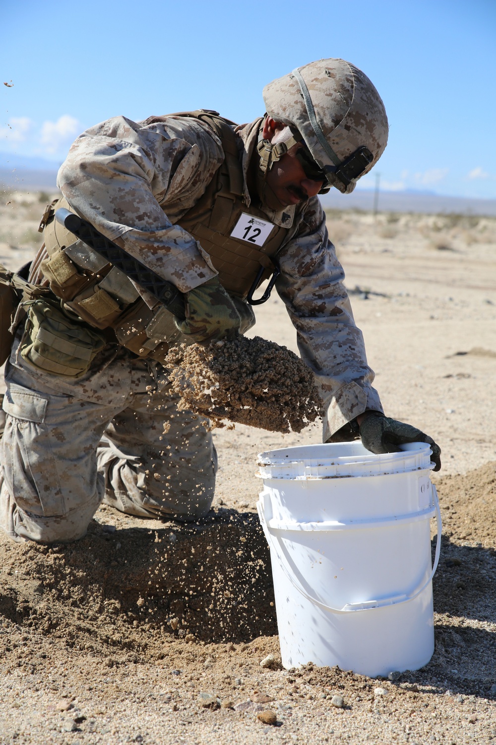Integrated Task Force infantry Marines conduct defensive operations pilot test at Twentynine Palms