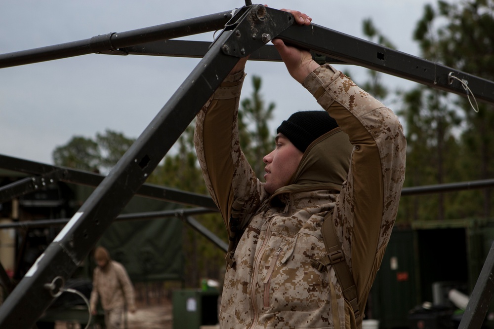 2nd Transportation Support Battalion Marines provide logistical support to 10th Marine Regiment during Operation Rolling Thunder