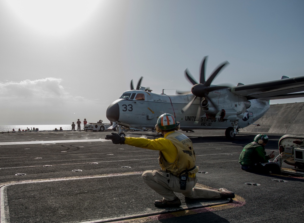 USS Carl Vinson flight operations