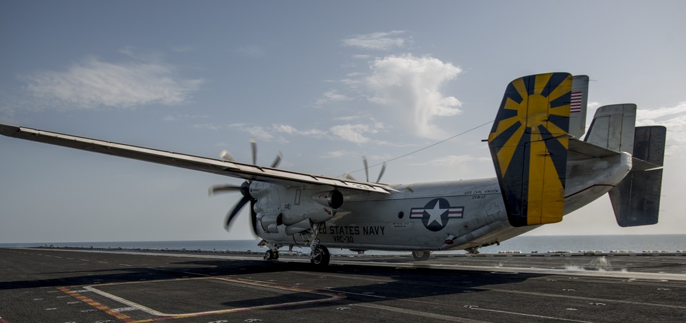 USS Carl Vinson flight operations