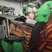 Sailors conduct MH-60S Seahawk maintenance aboard USS Carl Vinson