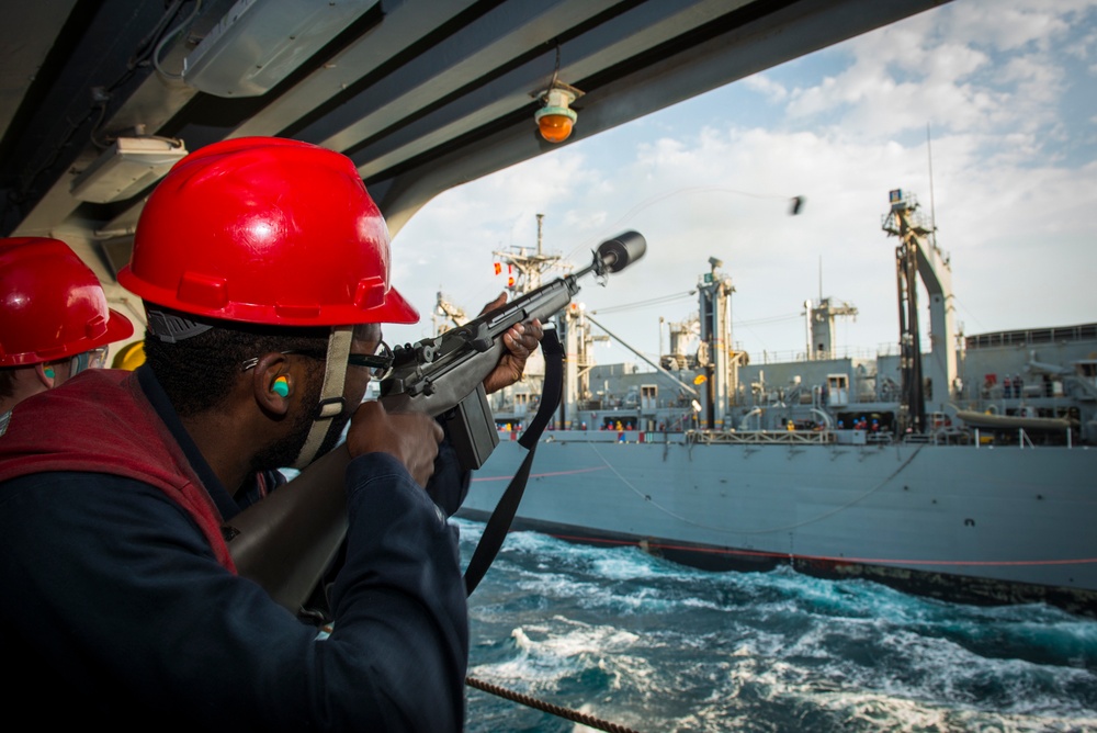 USS Carl Vinson replenishment
