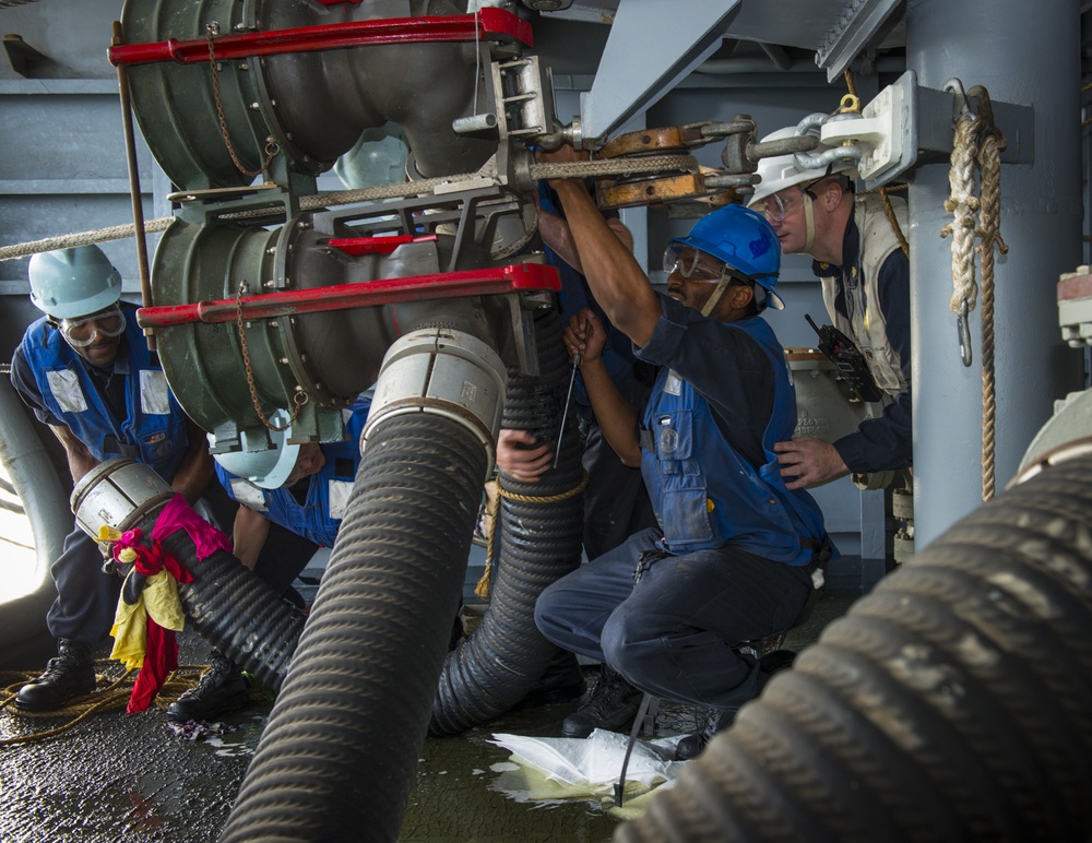 USS Carl Vinson replenishment