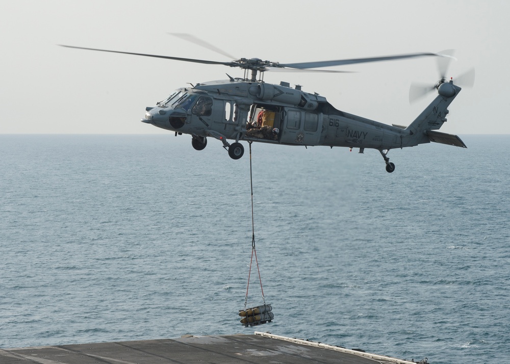 USS Carl Vinson replenishment