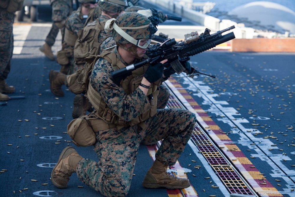 Deck Shoot on Ship