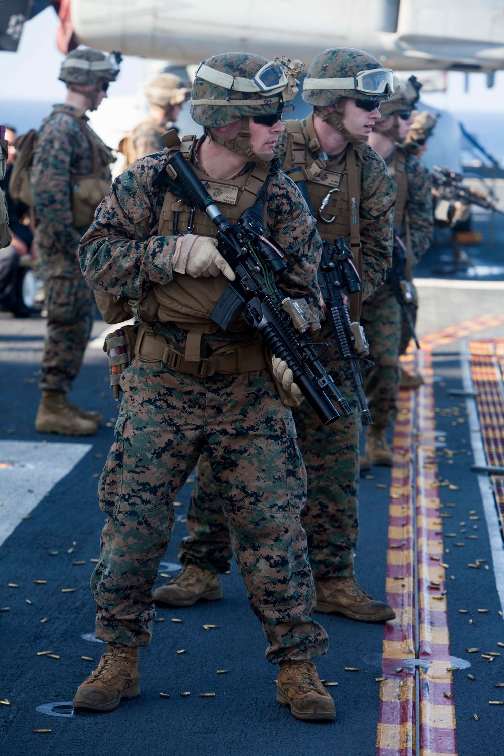 Deck Shoot on Ship