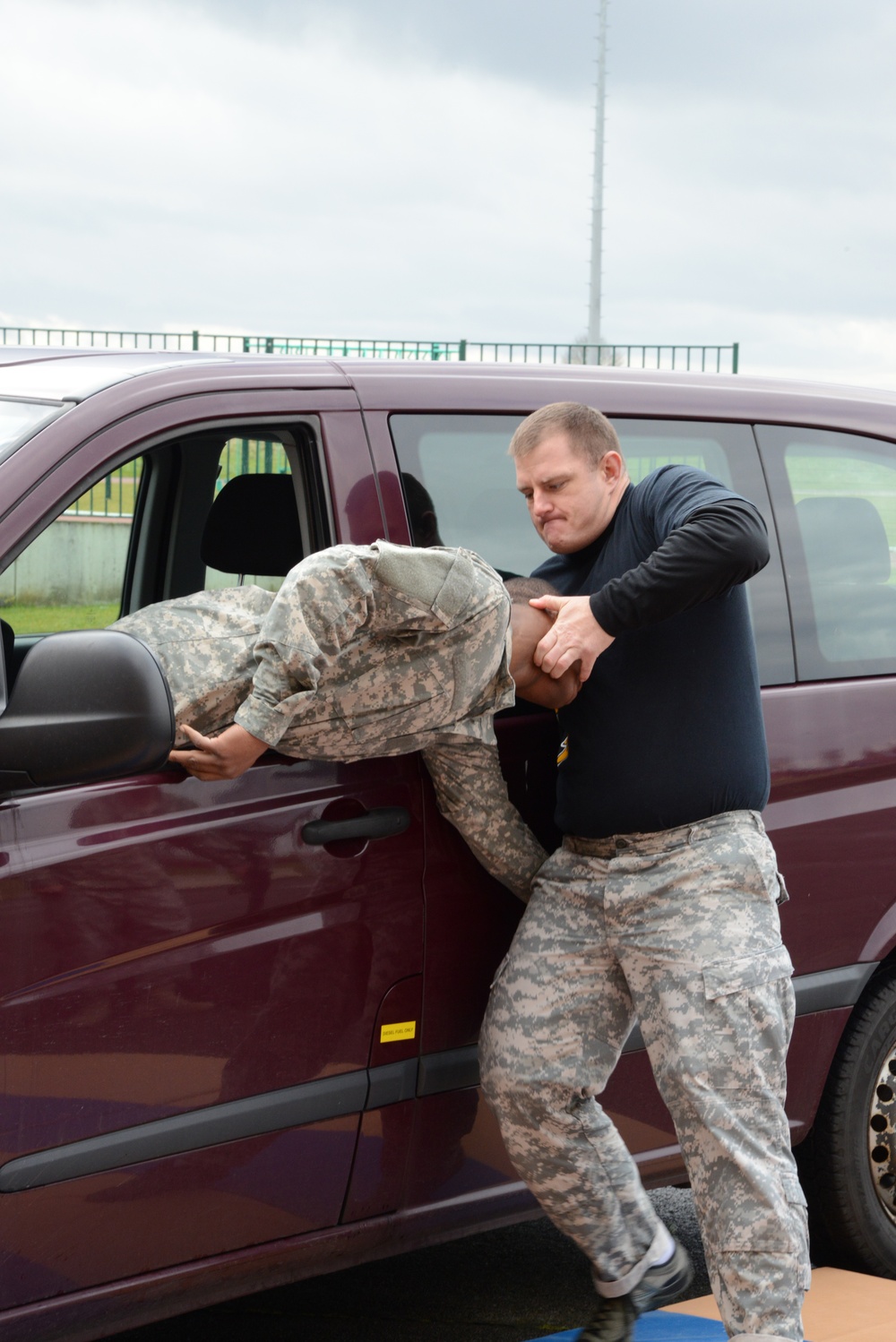 Tactical Combatives Courses level II in Chievres Air Base