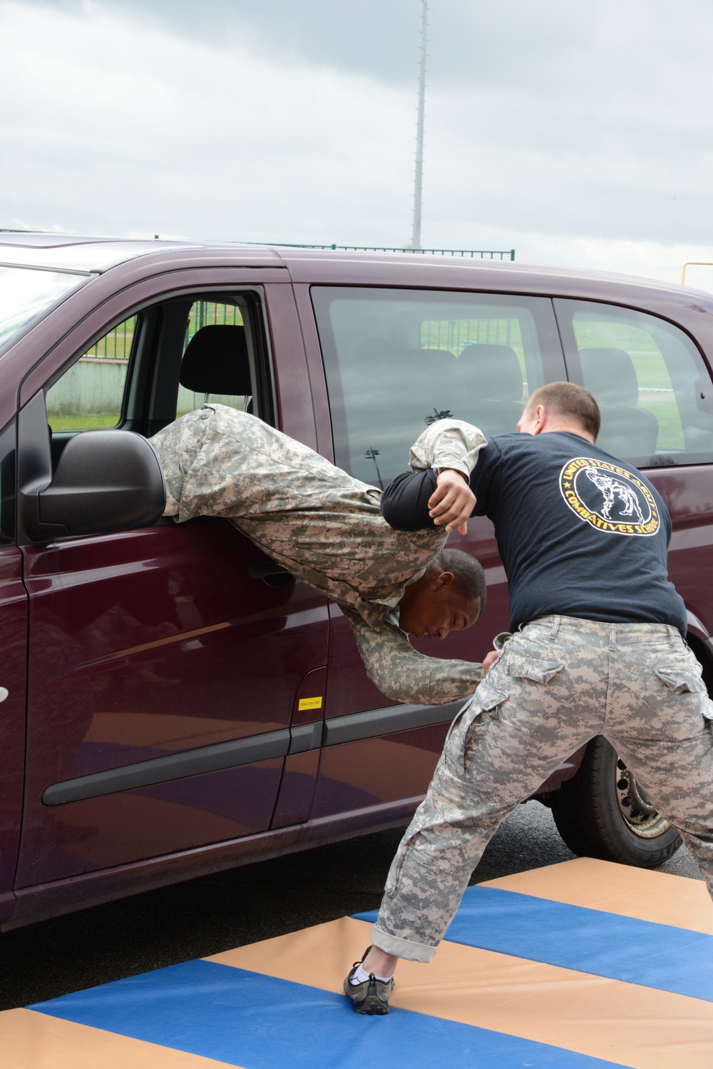 Tactical Combatives Courses level II in Chievres Air Base