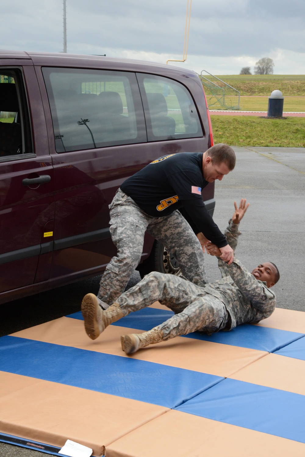 Tactical Combatives Courses level II in Chievres Air Base