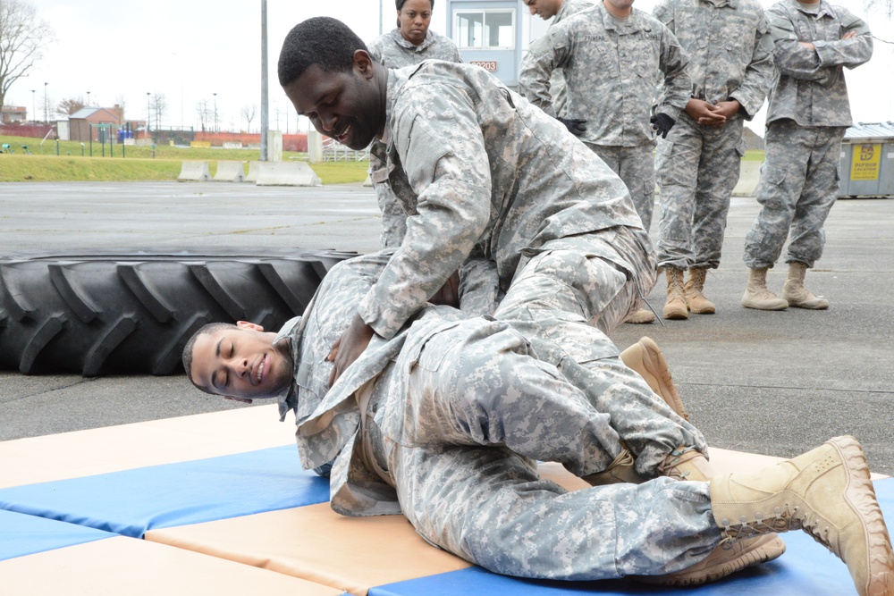 Tactical Combatives Courses level II in Chievres Air Base