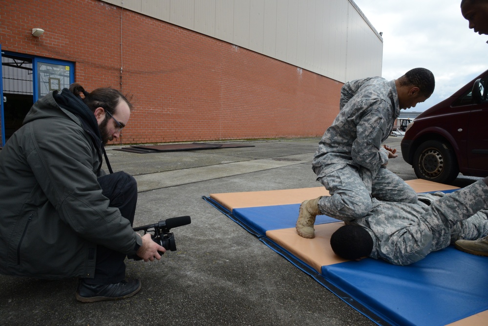 Tactical Combatives Courses level II in Chievres Air Base