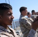 Marines conduct sword manual aboard USS Fort McHenry