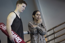 Marines get their feet wet during swim qualification