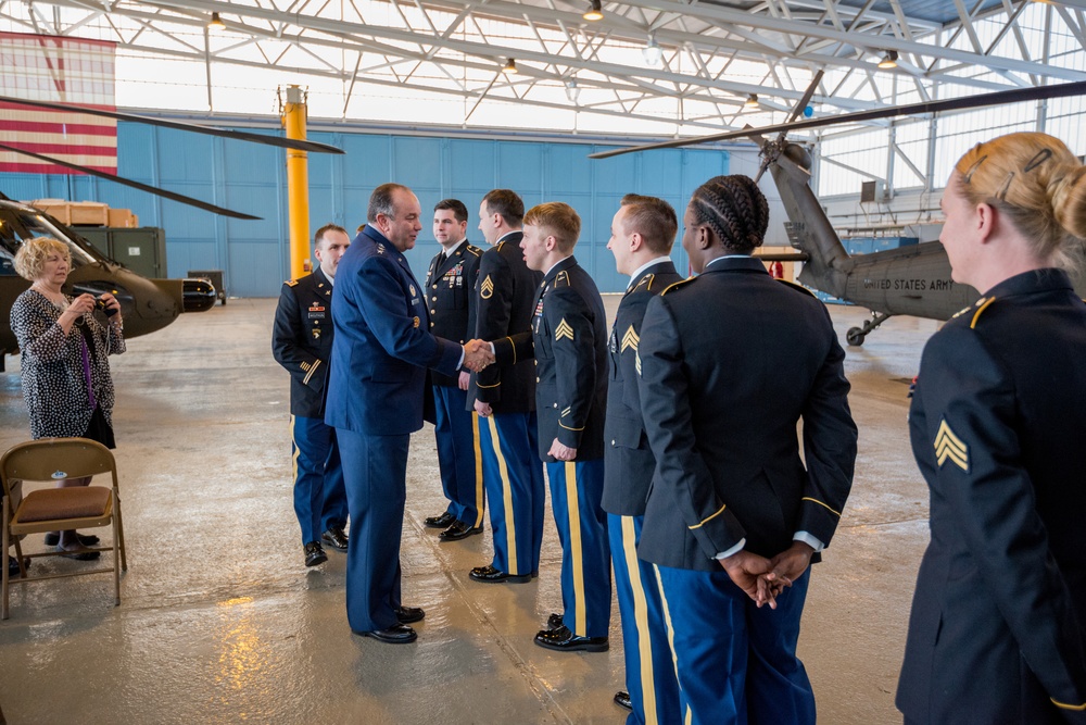 Veterans meet SACEUR, Soldiers; promotion ceremony
