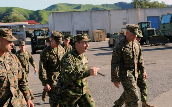 Combat Logistics Regiment 15 Marines host Colombian visit