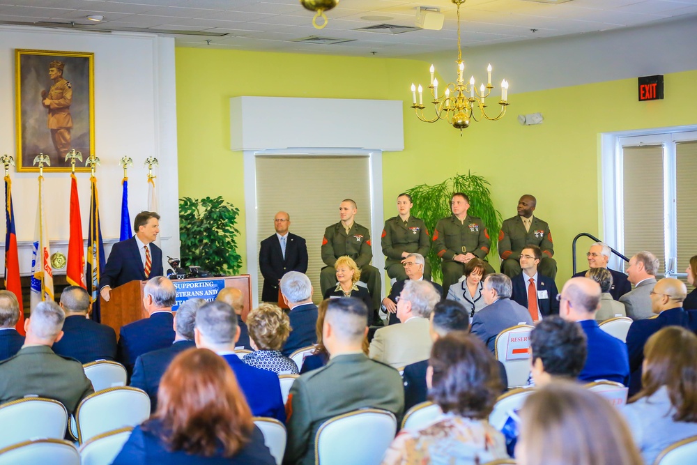 McCrory visits base, announces new veterans' initiatives