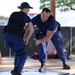 Crew members participate in law enforcement training