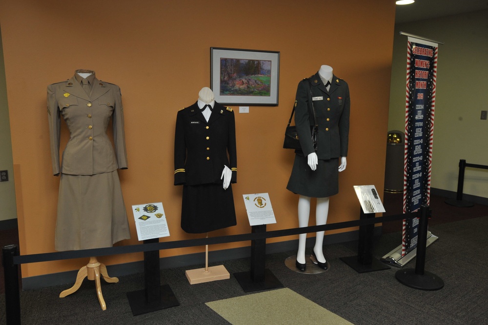 Women’s History Month uniform exhibit instills pride