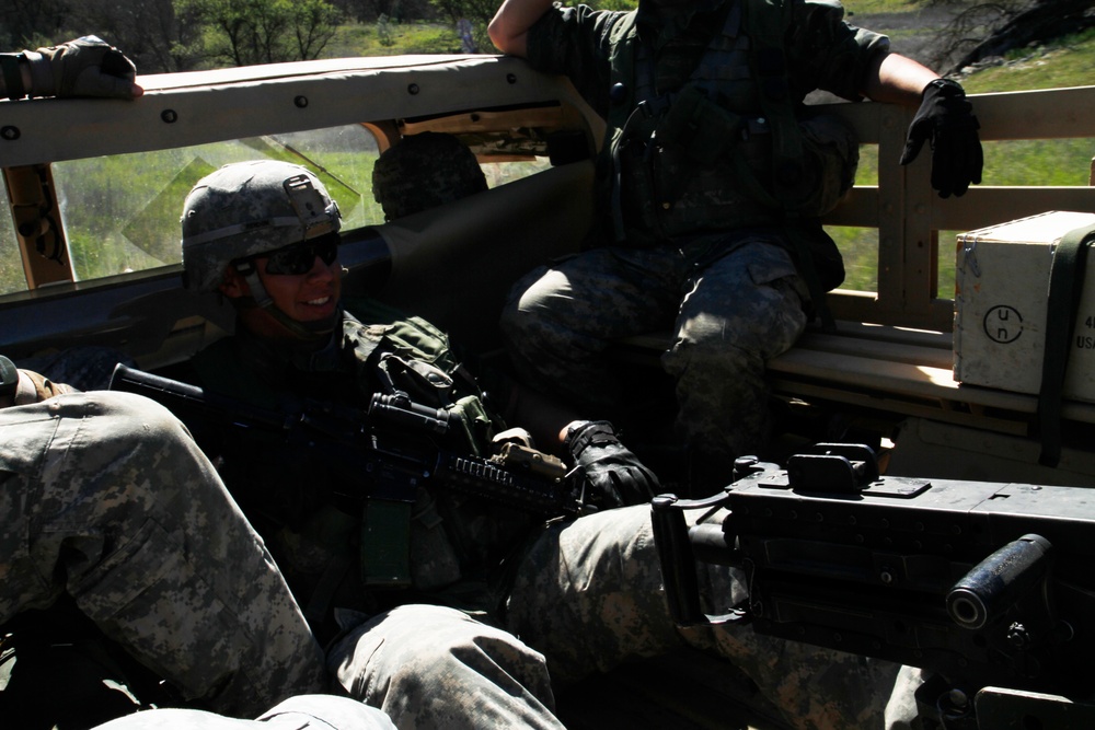 Opposition force (OPFOR) during the 91st Training Division's Combat Support Training Exercise (CSTX)