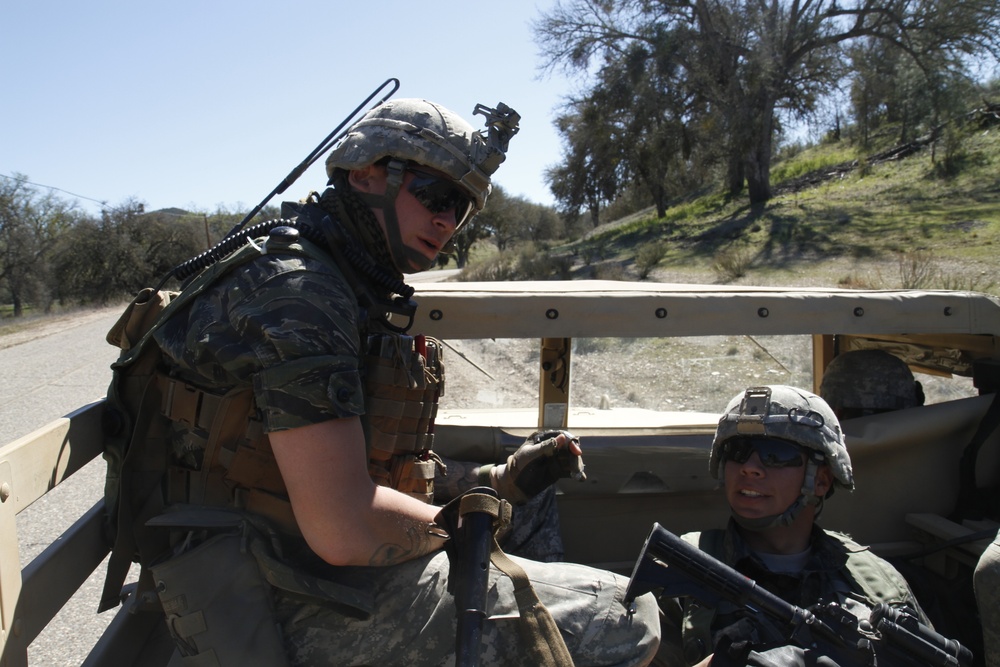 The 8th Squadron, 1st US Cavalry talk about an amush they are planning as part of an opposition force (OPFOR)