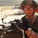 Cpl. Jayden O'Dell of the 872nd Support Maintenance pulls security with his M249 Squad Automatic Weapon