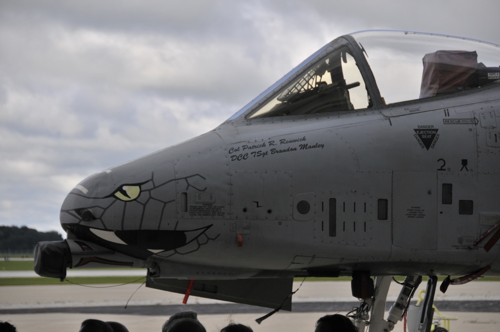 A-10 Thunderbolt II displays new commander, Col. Patrick R. Renwick