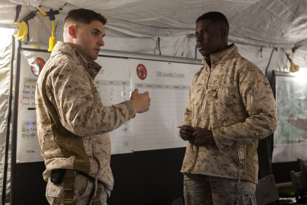2D Transportation Support Battalion Marines participate in Operation Rolling Thunder