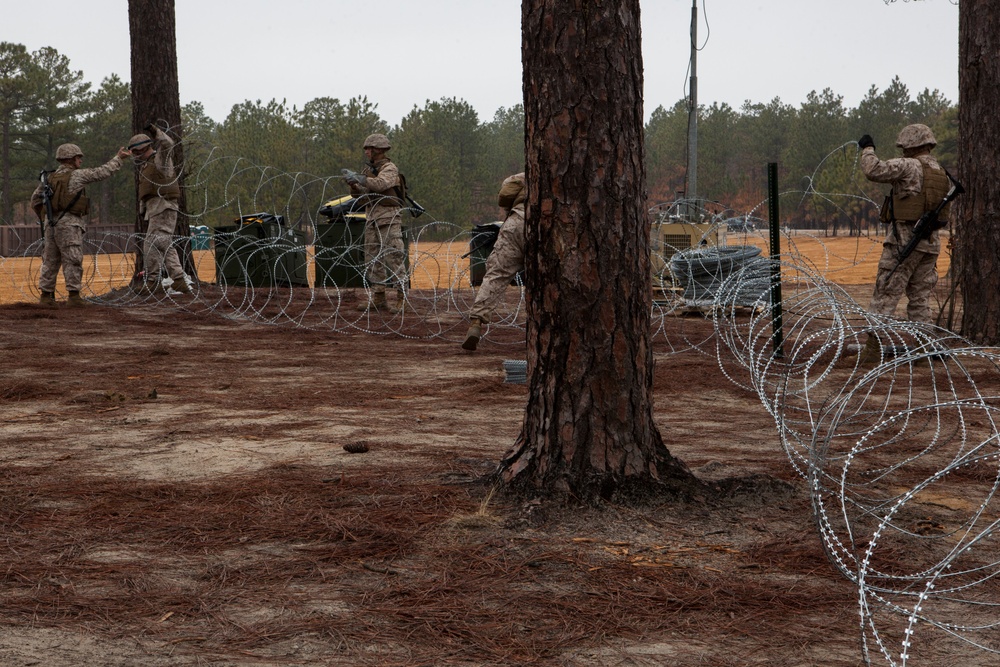 2D Transportation Support Battalion Marines participate in Operation Rolling Thunder