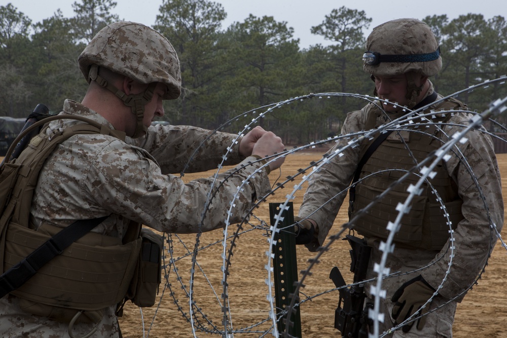 2D Transportation Support Battalion Marines participate in Operation Rolling Thunder