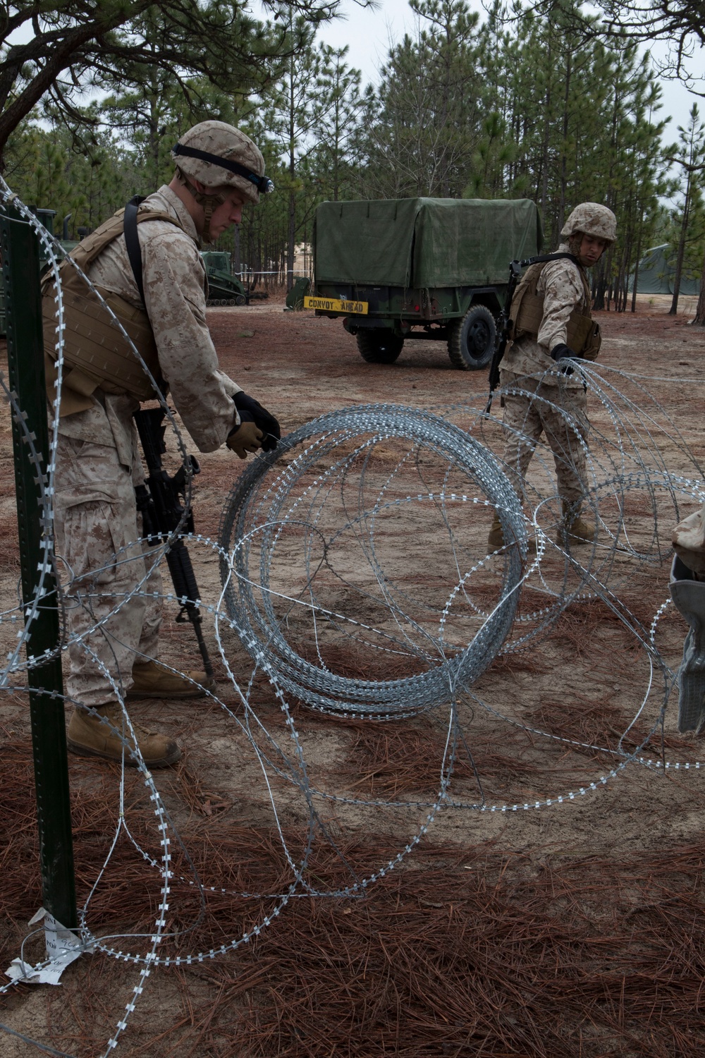 2D Transportation Support Battalion Marines participate in Operation Rolling Thunder