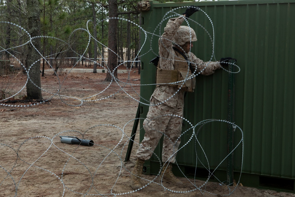 2D Transportation Support Battalion Marines participate in Operation Rolling Thunder