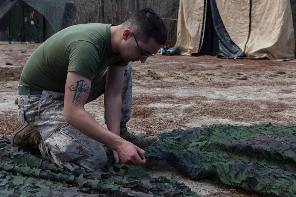 2D Transportation Support Battalion Marines participate in Operation Rolling Thunder