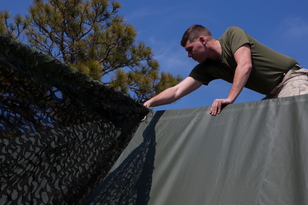 2D Transportation Support Battalion Marines participate in Operation Rolling Thunder