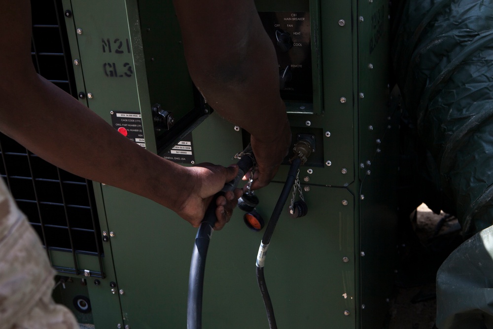 2D Transportation Support Battalion Marines participate in Operation Rolling Thunder