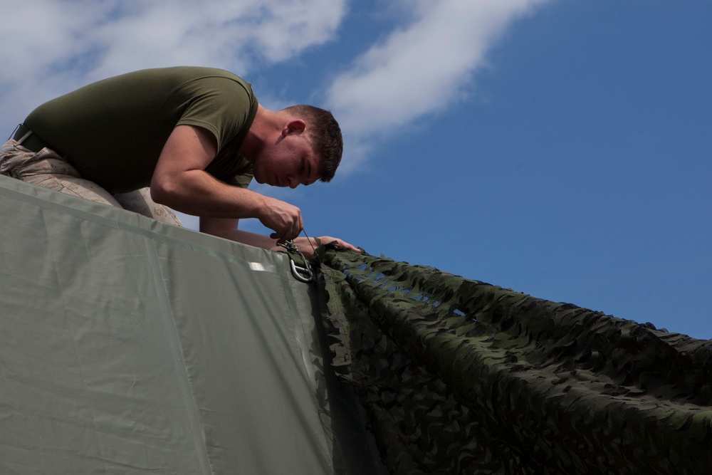 2D Transportation Support Battalion Marines participate in Operation Rolling Thunder