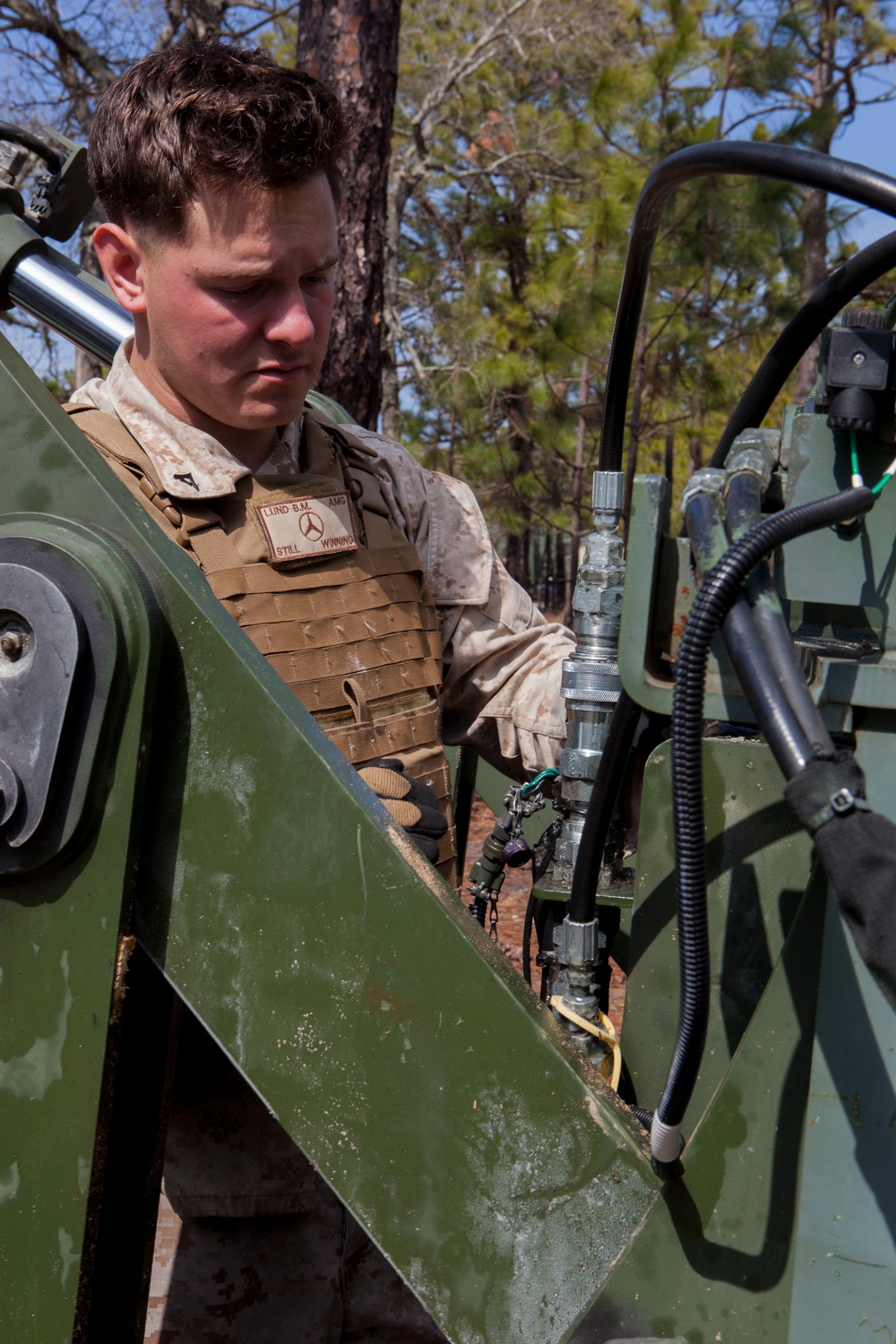 2D Transportation Support Battalion Marines participate in Operation Rolling Thunder