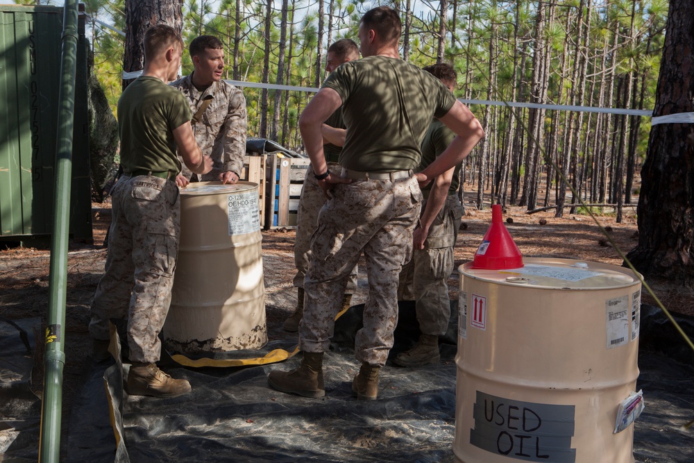 2D Transportation Support Battalion Marines participate in Operation Rolling Thunder