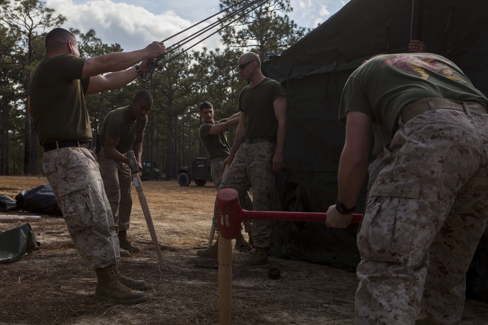 2D Transportation Support Battalion Marines participate in Operation Rolling Thunder